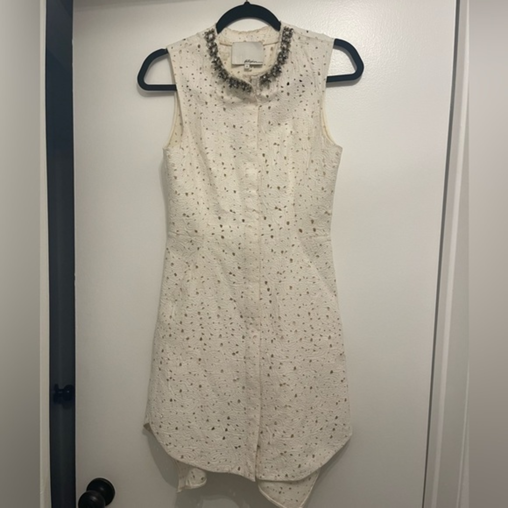 Stunning lace and crystals dress